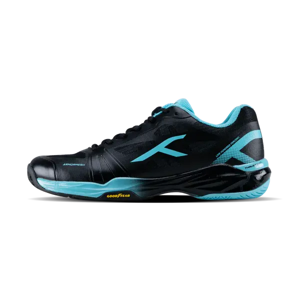 Hundred Phenom Unisex Badminton Shoes (Black/Blue) 2026 1