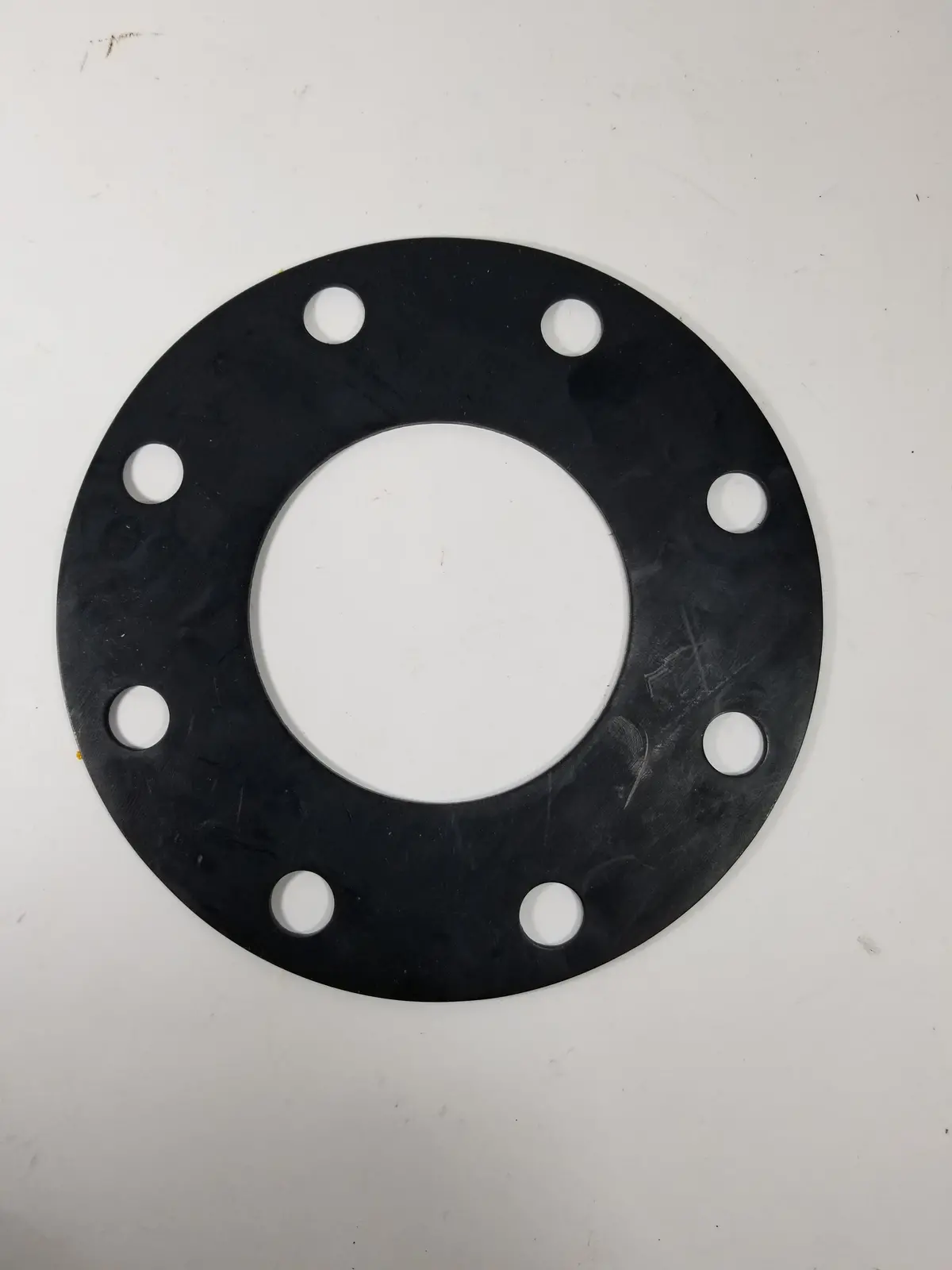 4" X 1/8" Black Epdm Rubber Full Face Water Meter Flange Gasket 1