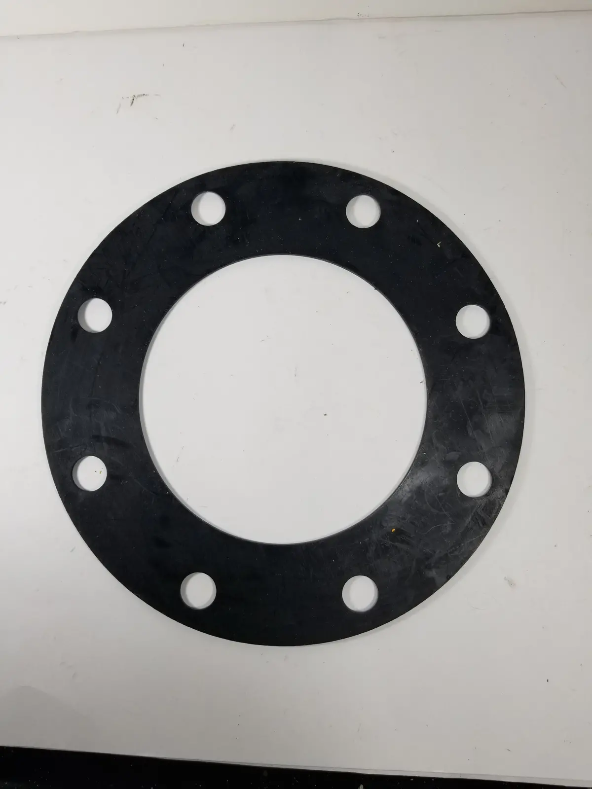 6" X 1/8" Black Epdm Rubber Full Face Water Meter Flange Gasket 1
