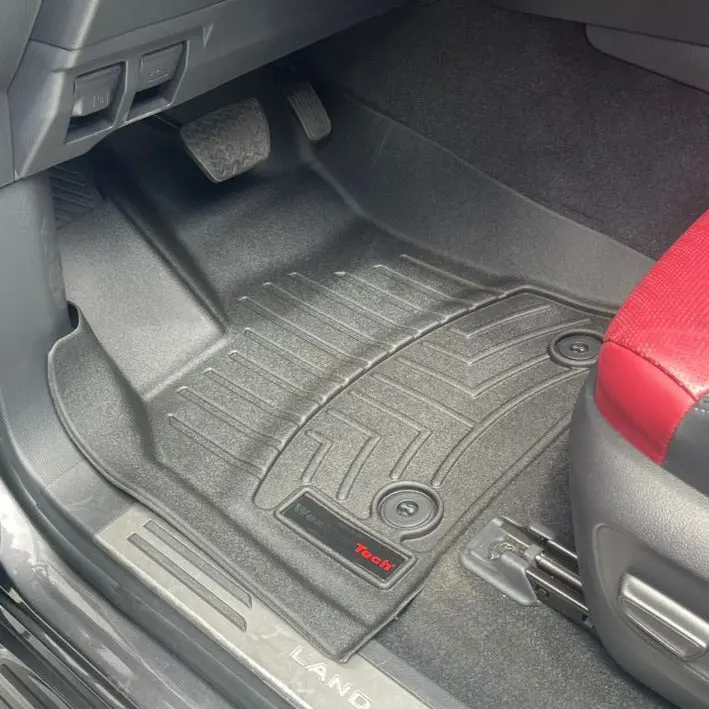 Alfombra Weathertech Para Toyota Land Cruiser Lc300 Y Lexus Lx 2022-2023 Kit Floorliner Color Negro. 1
