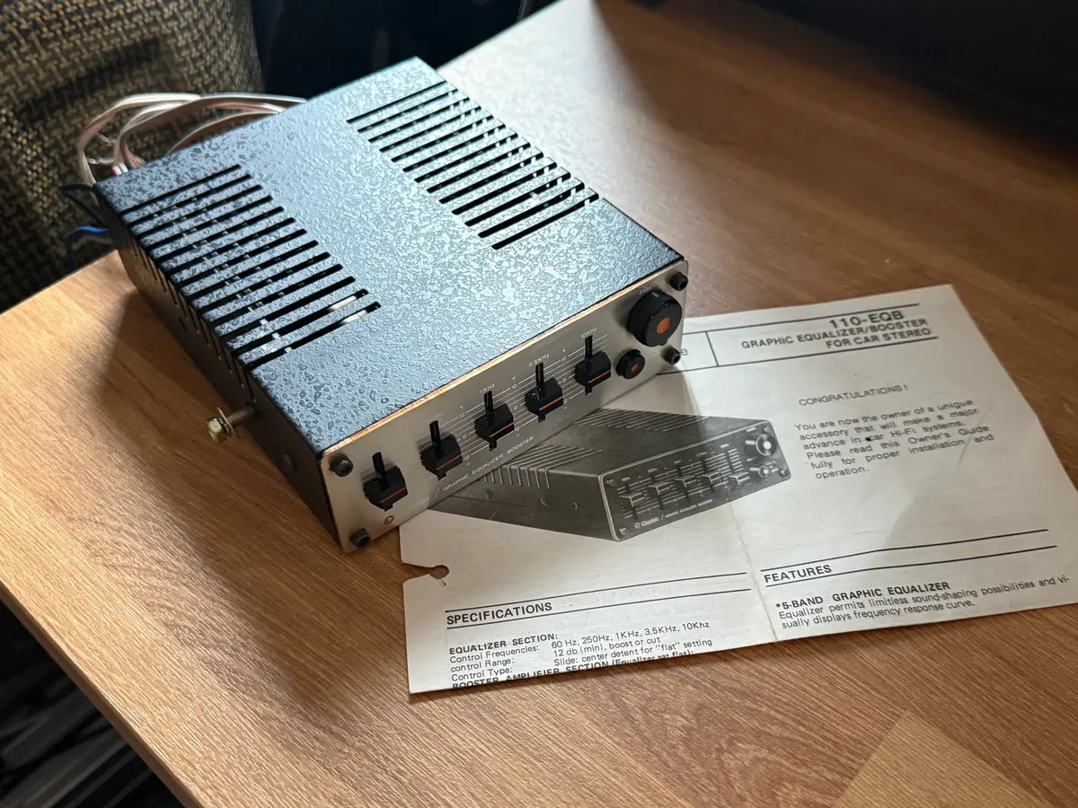 Clarion 110-Eqb Graphic Equalizer 1