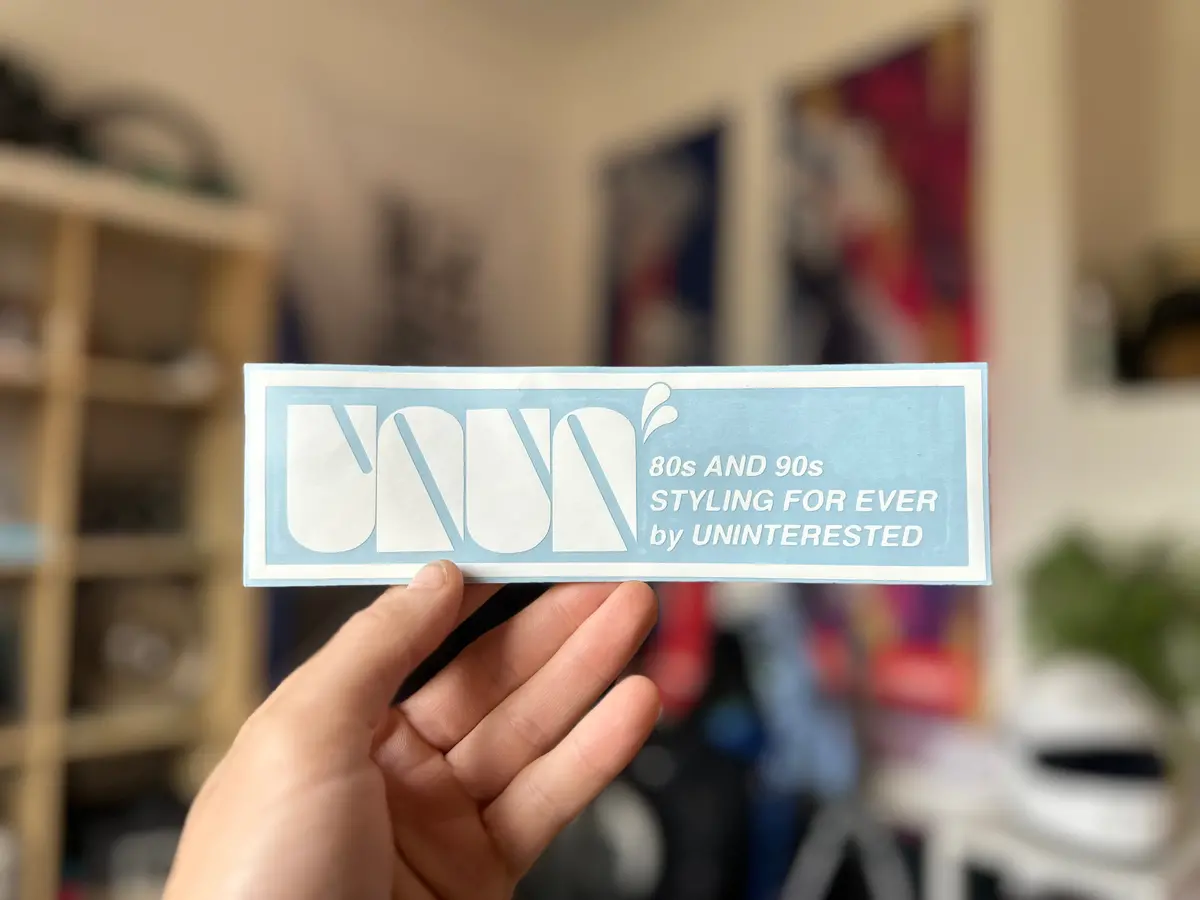 Unin 80S And 90S Styling - Die Cut 1