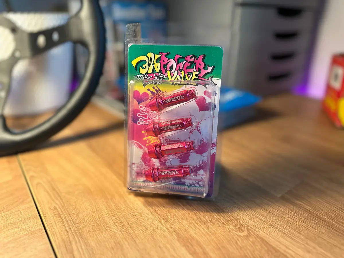 326 Power Valve Stem Caps - Pink 1