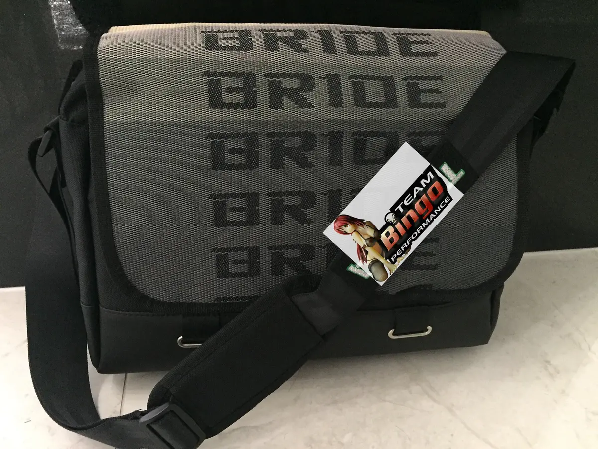 Bride Harness Laptop Bag Carry On School & Gym Jdm Harness Black Strap 1