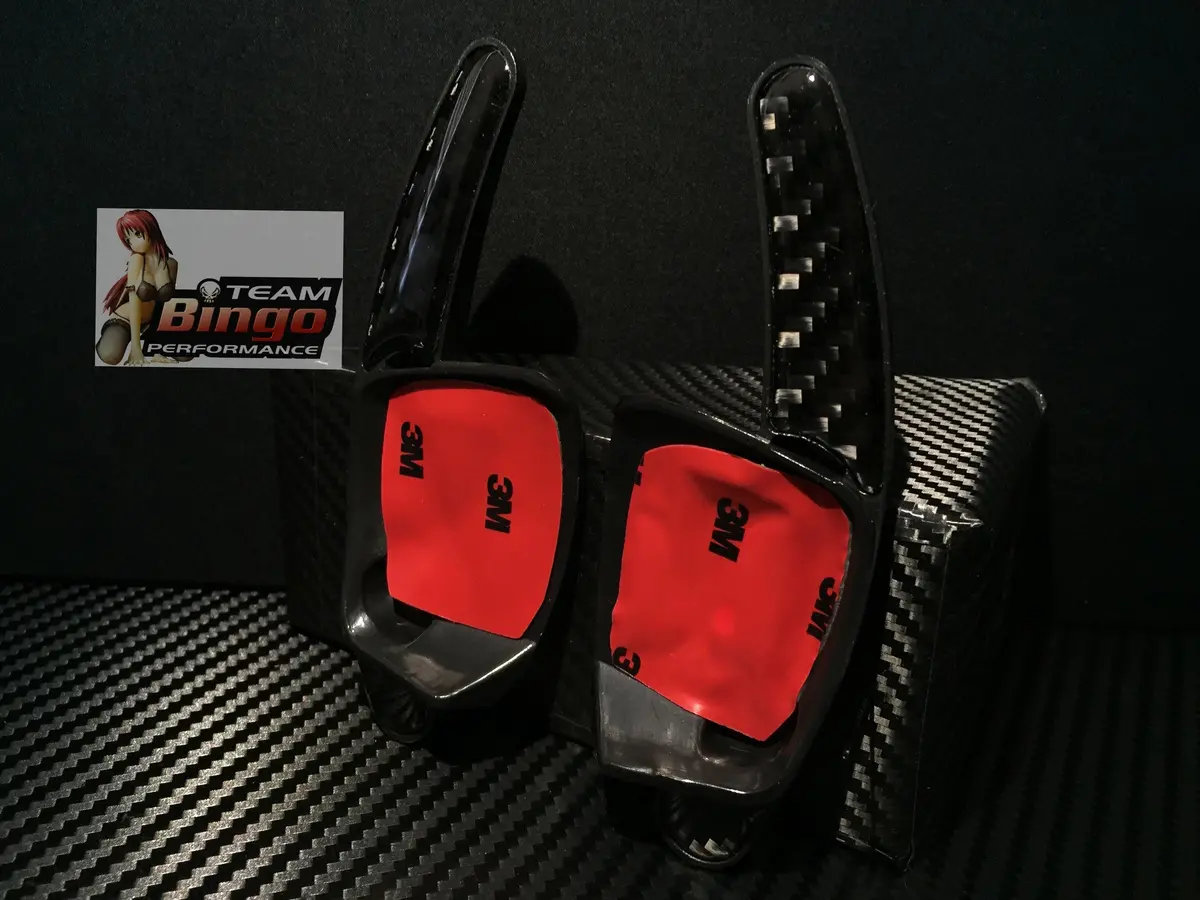 Vw Golf Mk7 Vii 7 2015-2016 Carbon Fibre Dsg Paddle Shifter Shift Extension 1