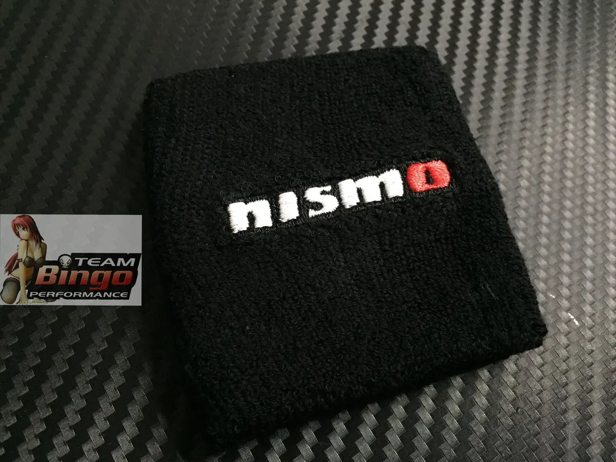 Nismo Clutch Brake Oil Reservoir Fluid Tank Sock Cover Black Wrist Sweat Band 1