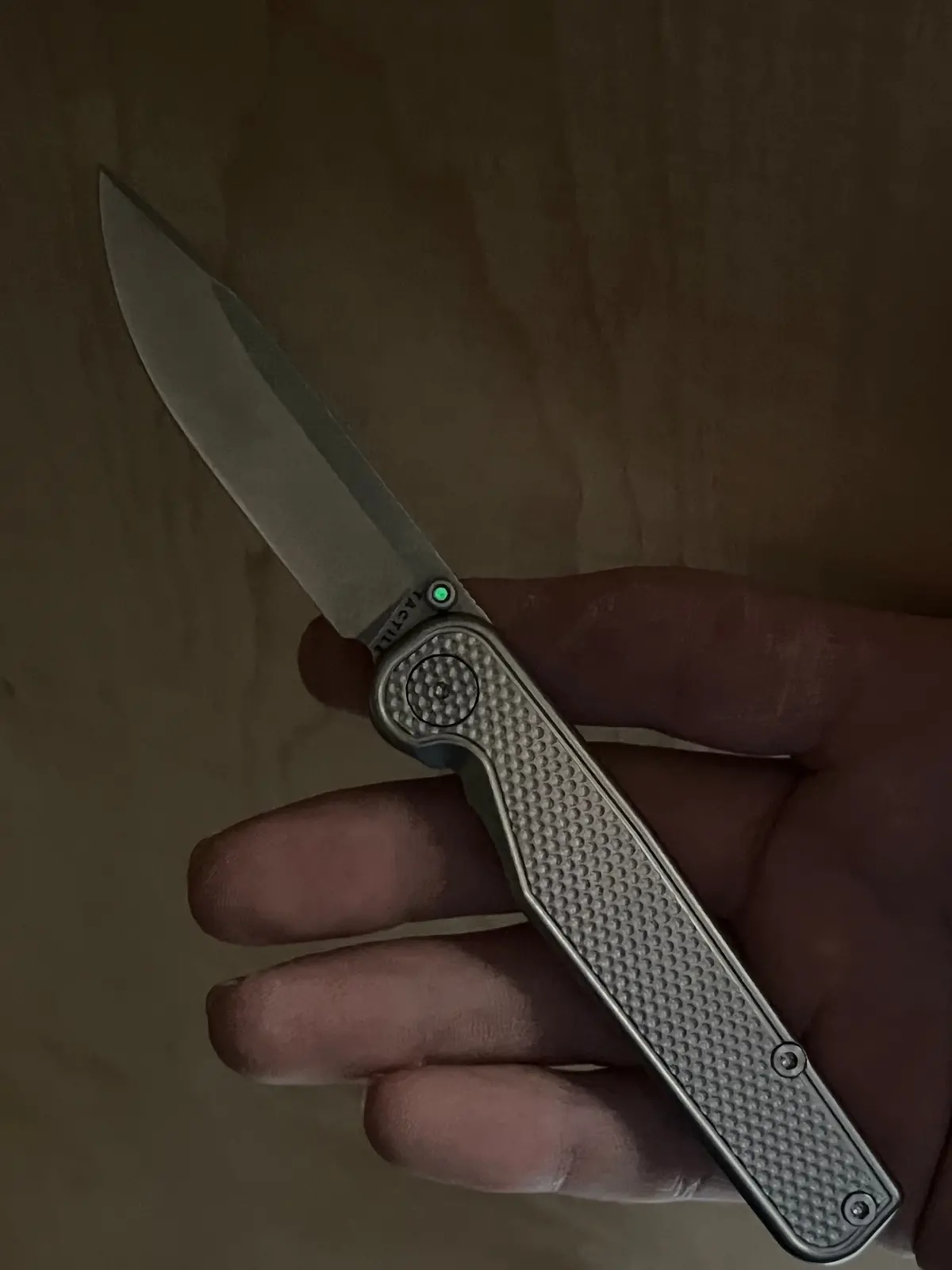 Tactile Knife Co. Rockwall Tritium Thumbstud 1