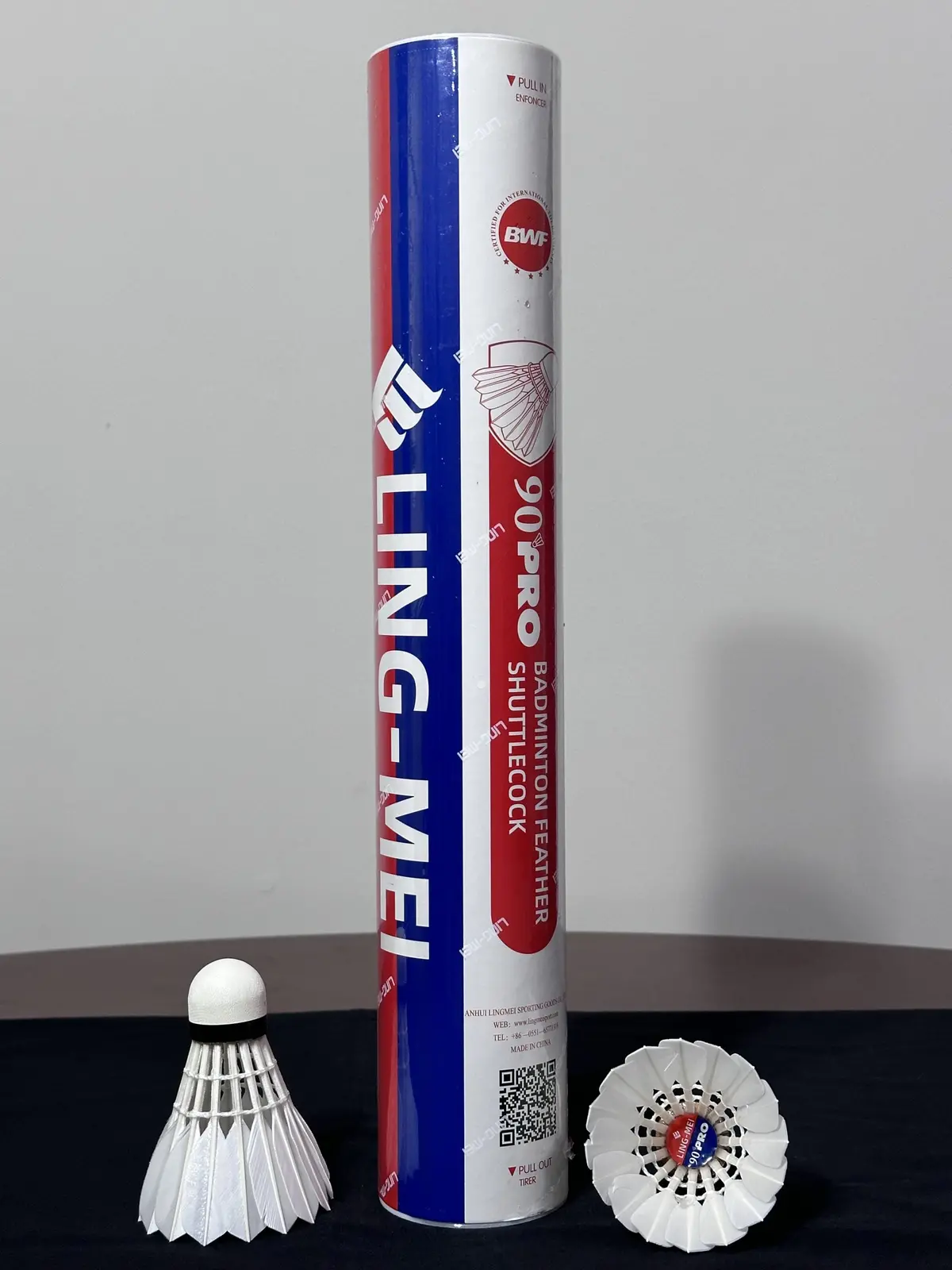 Lingmei 90 Pro Badminton Shuttlecock (Goose Feather) 1