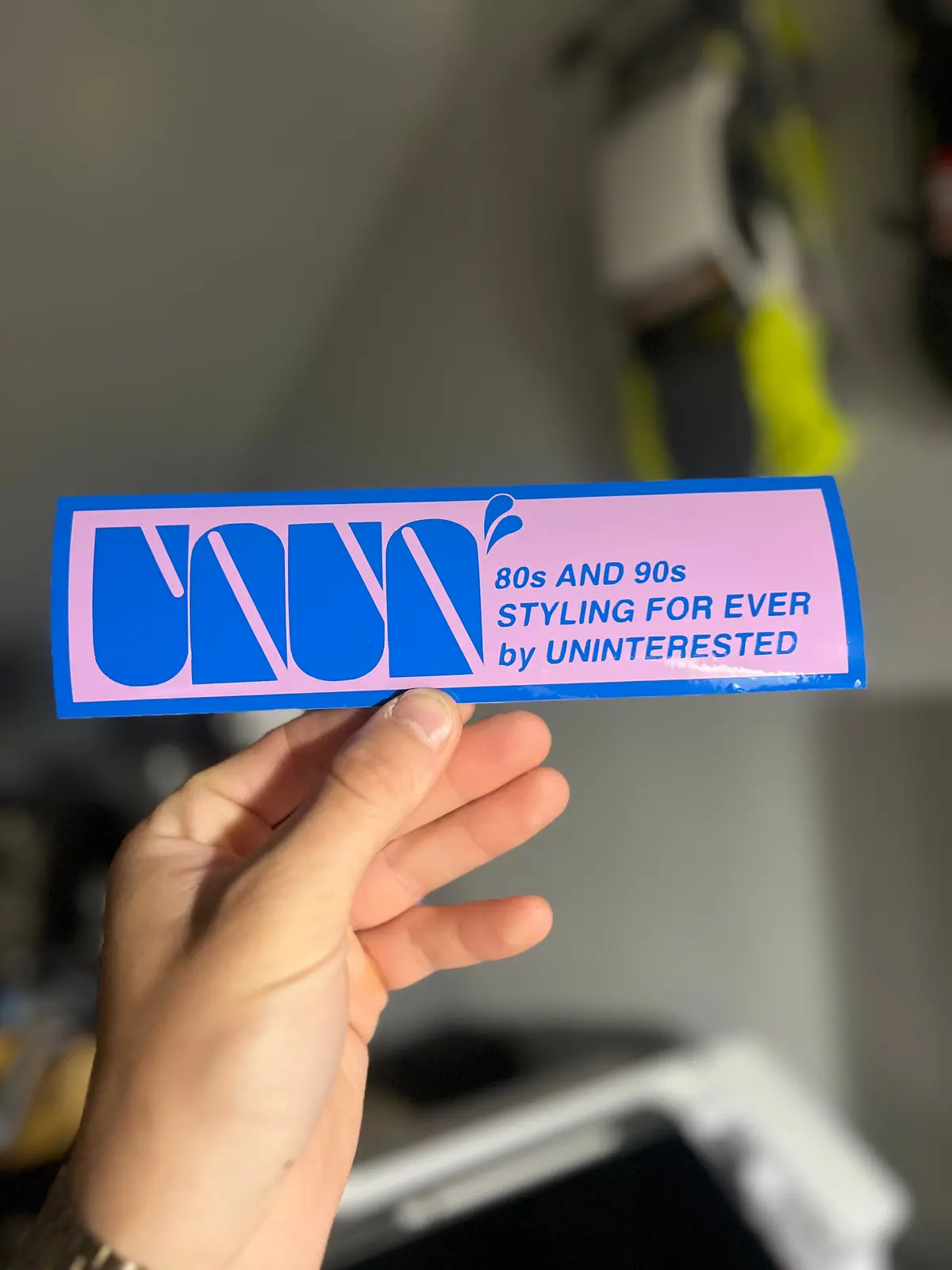 Unin 80S And 90S Styling - Slap Sticker 1