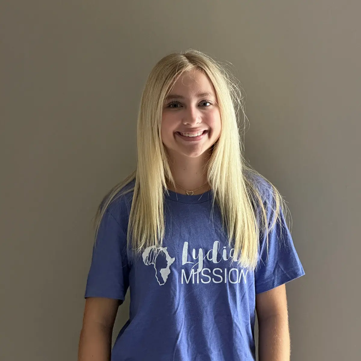 Lydia’S Mission Adult Heather Lapis Short Sleeve Tee 1