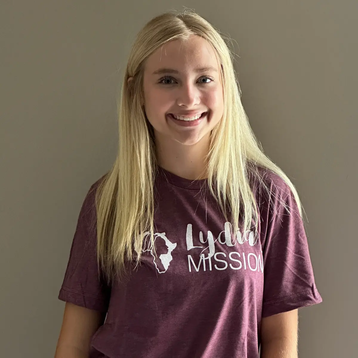 Lydia’S Mission Adult Heather Maroon Short Sleeve Tee 1
