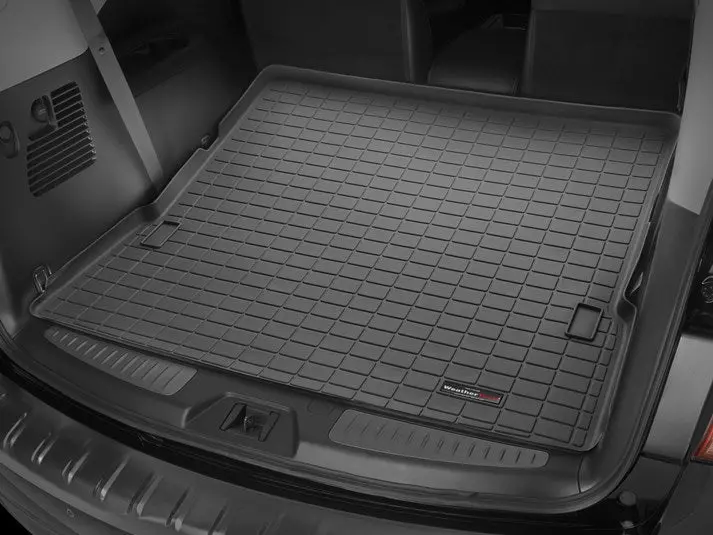 Alfombra Weathertech Para Infiniti Qx Qx80 Y Nissan Armada 2014 En Adelante Patrol. Cargo Liner Para El Baul En Color Negro. 1