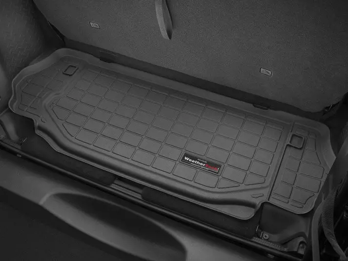 Alfombra Weathertech Para Jeep Wrangler 2007-14 Cargo Liner Para El Baúl En Color Negro. 1