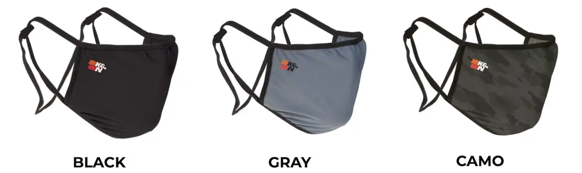 Mascarilla Kn Ajustable Y Lavable. Colores: Negro Gris Y Camuflada. 1