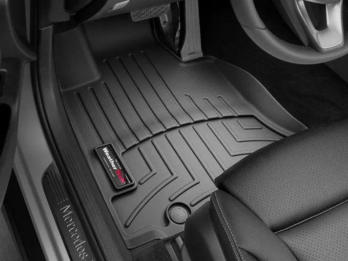 Alfombra Weathertech Para Mercedes Benz Glc 250 2016-2021 Kit Con Bandejas Floorliner 1Ra Y 2Da Fila En Color Negro 1
