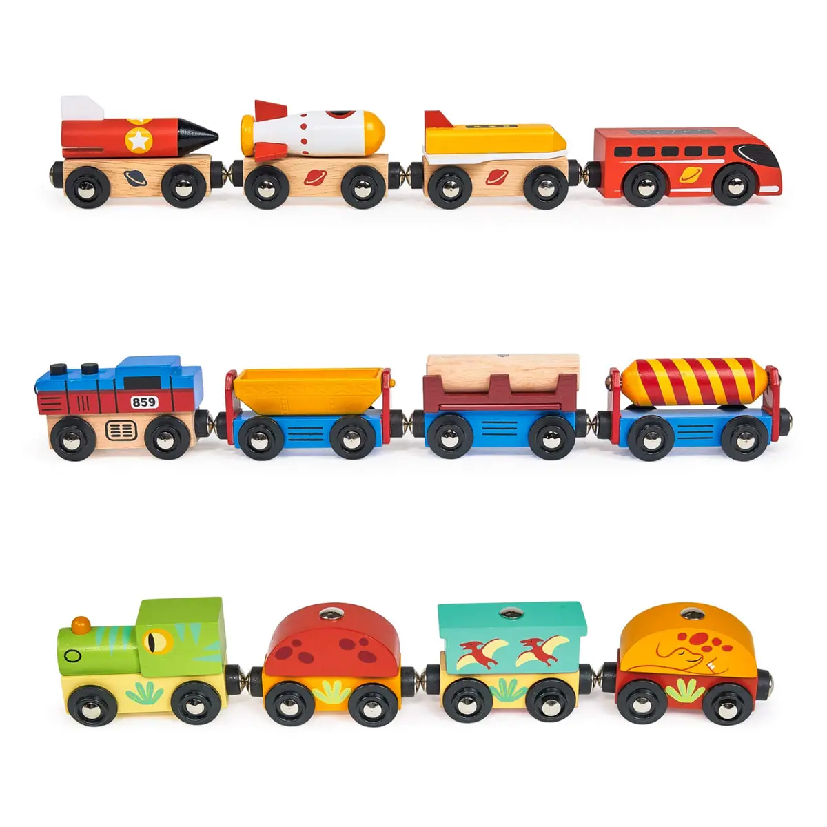 Adventure Wooden Trains Bundle 1
