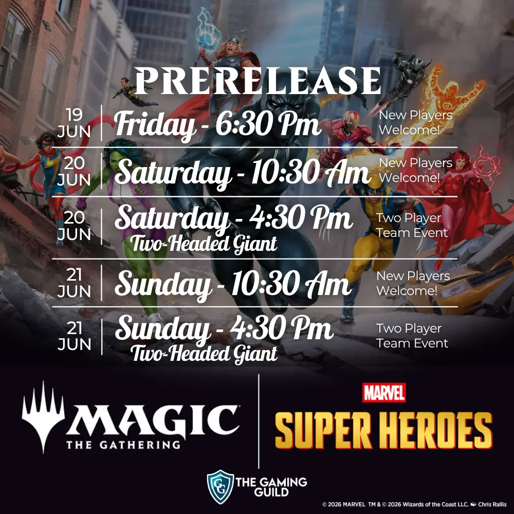 Magic: The Gathering | Marvel Super Heroes  - Prerelease Entry 1