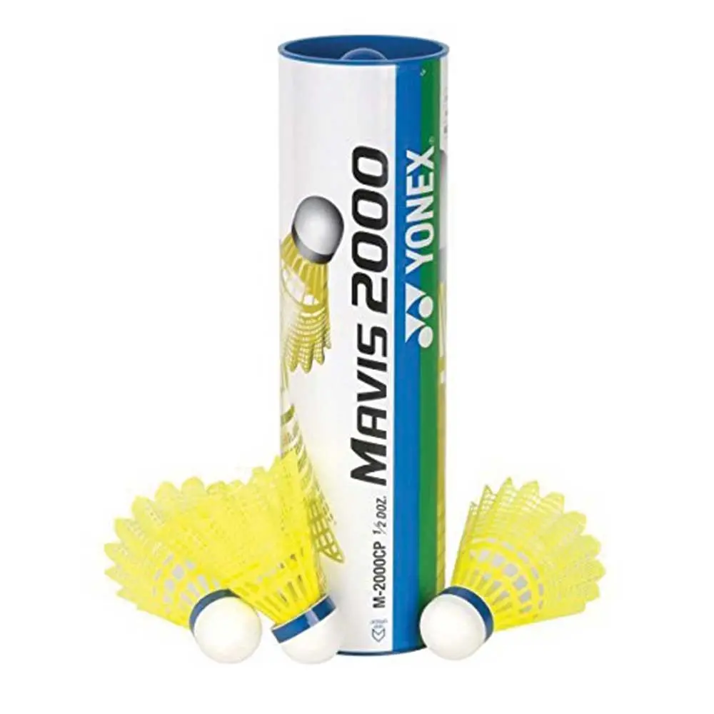 Yonex Mavis 2000 Nylon Shuttlecock Yellow Bulk (10 Tubes) 1