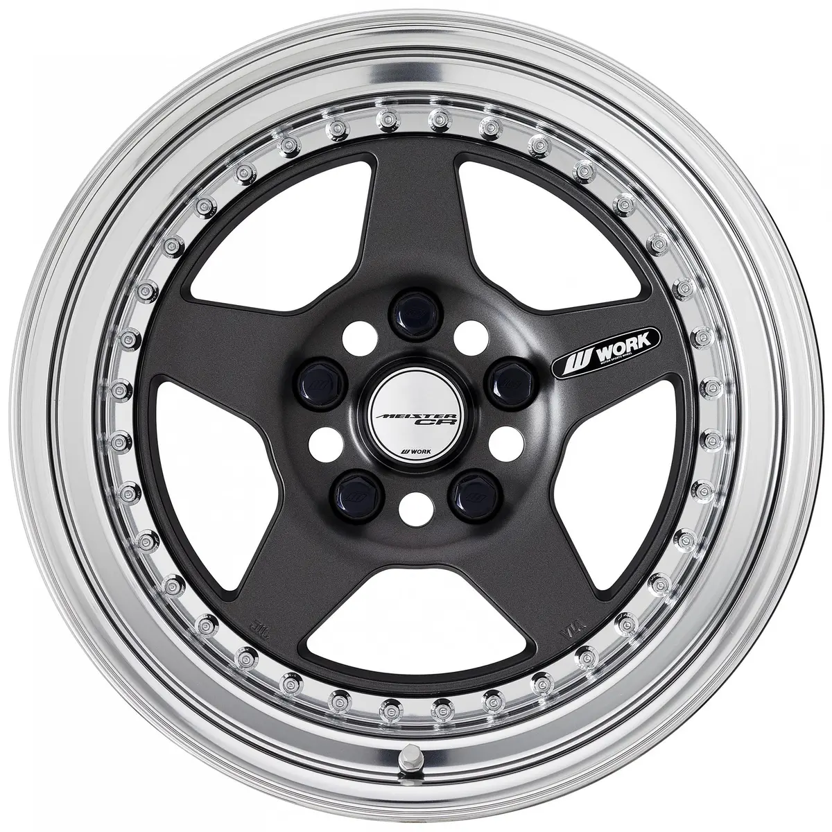 Work Meister Cr01 - 15" Wheels - Matte Gunmetal 1