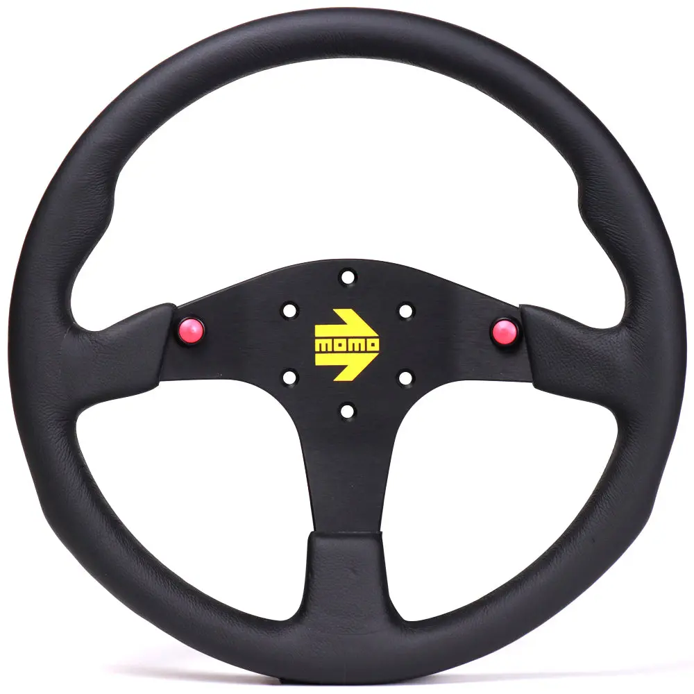 Momo Rally Mod. 80 Steering Wheel - 350Mm Leather 1