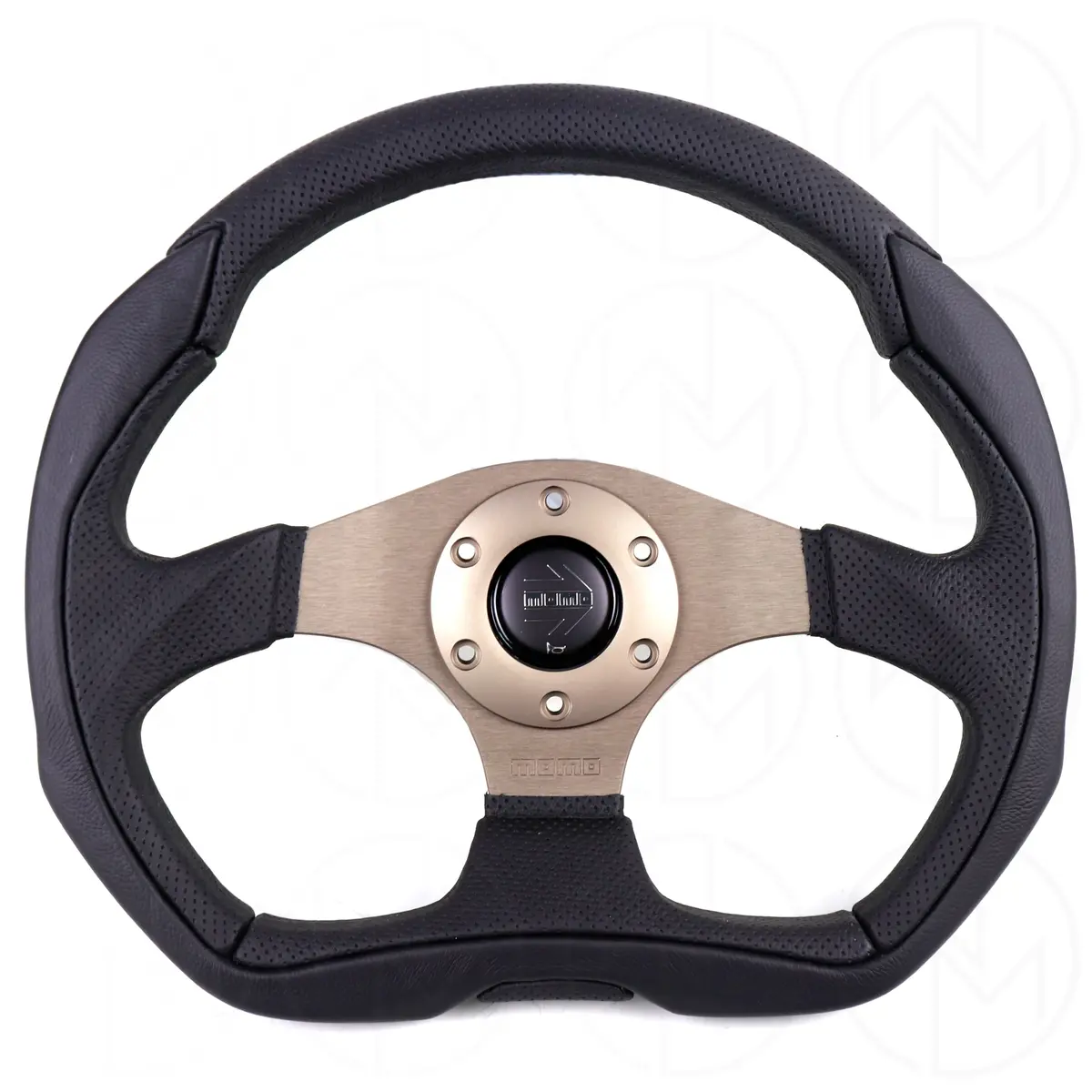 Momo Eagle Steering Wheel - 350Mm Leather Combo W/Anthracite Spokes 1