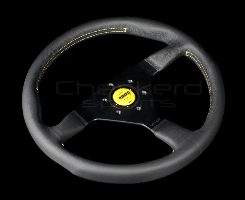 Monte Carlo - Black W/Yellow Stitching 1
