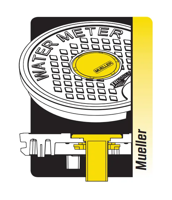Trumbull Type A, C, And X Polymer Meter Box Cover For Mueller 1