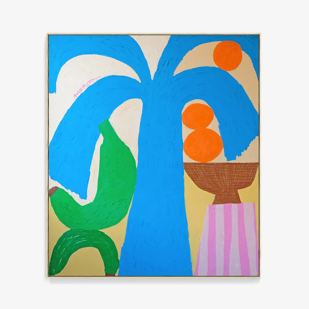 My Big Blue Palm 1