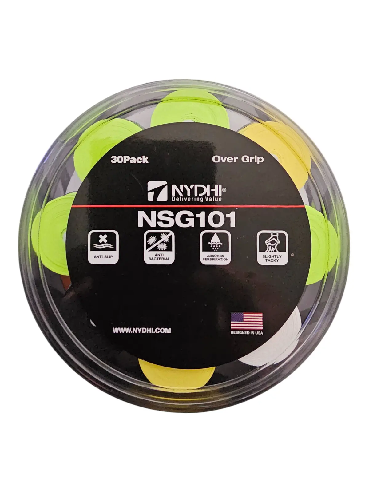 Nydhi Nsg101 Super Grap 30 Pack Badminton Grip 1