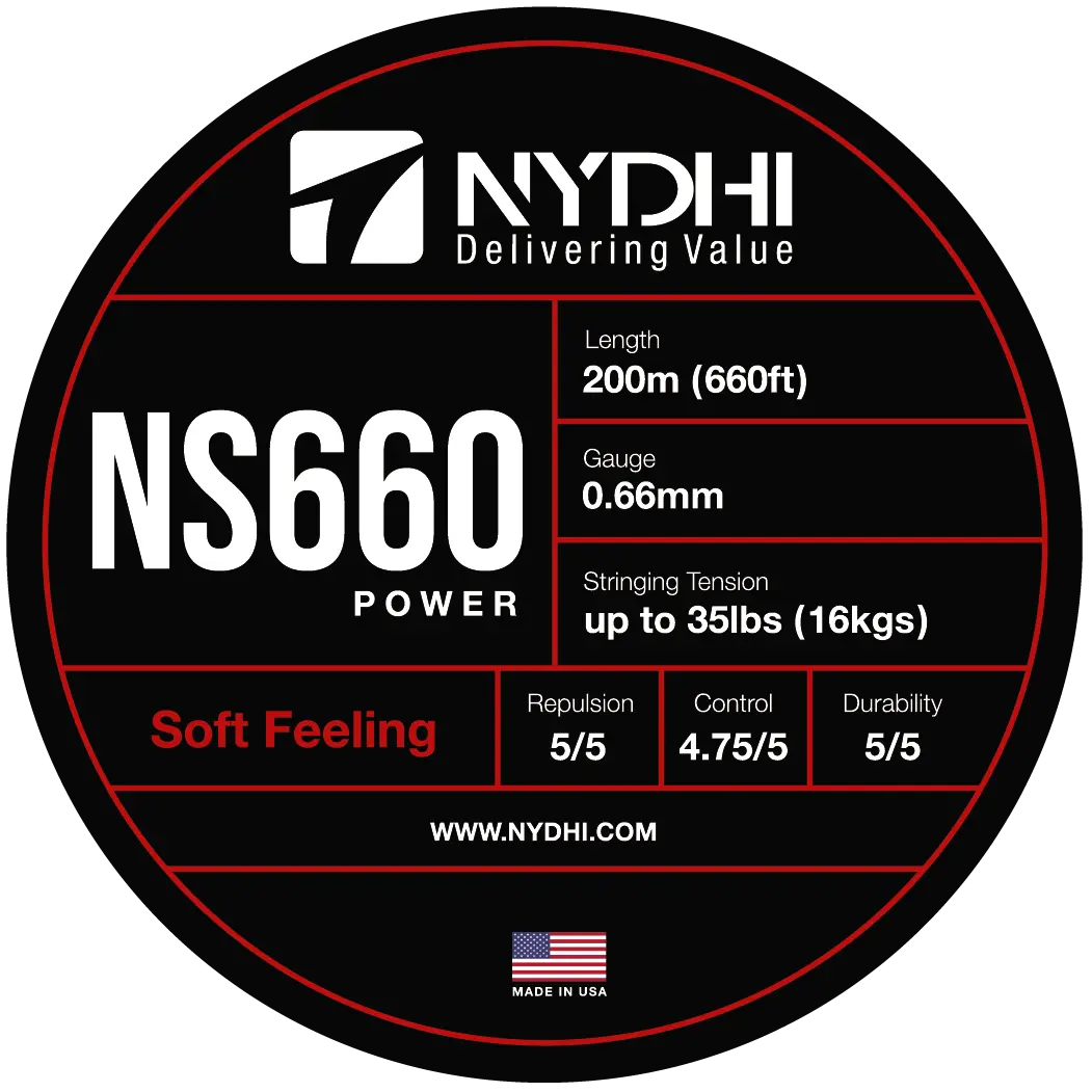 Nydhi Ns660 Power (Repulsion) Badminton String Reel (200M) 1
