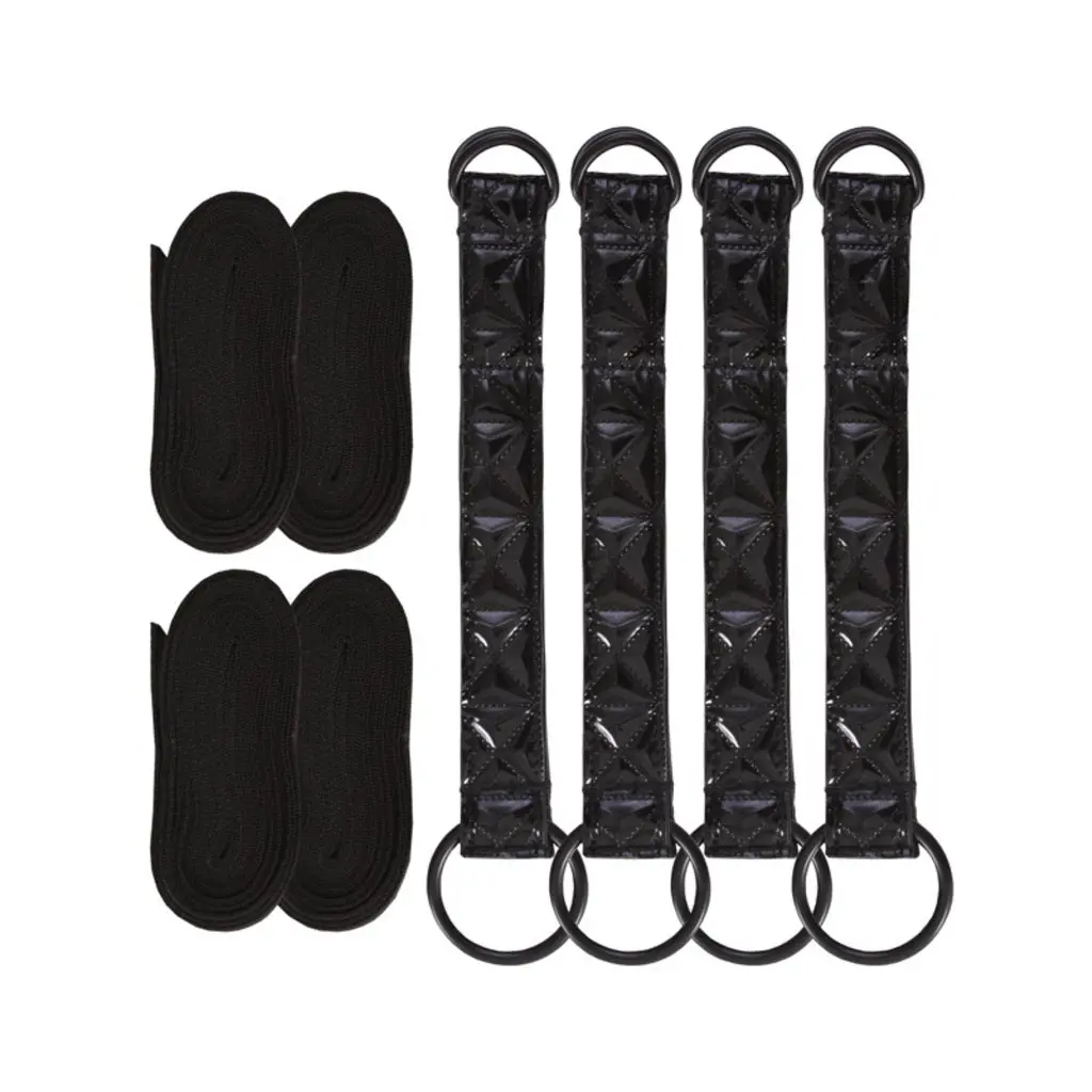 Sinful Bed Restraint Straps - Black 1
