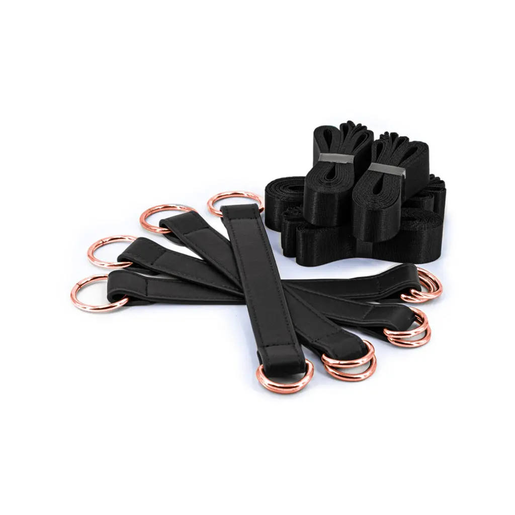 Bondage Couture - Tie Down Straps - Black 1
