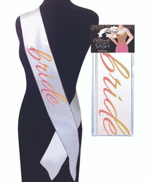 Glitterati Bride Sash 1