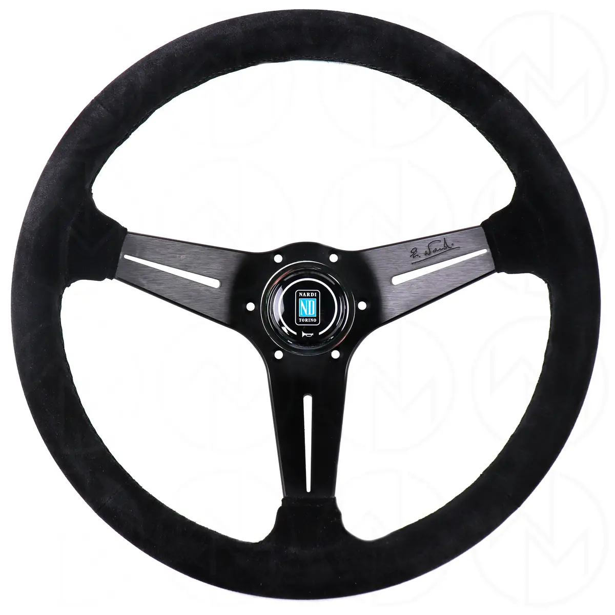 Nardi Sport Rally Deep Corn Steering Wheel - 350Mm Suede W/ Black Stitch 1