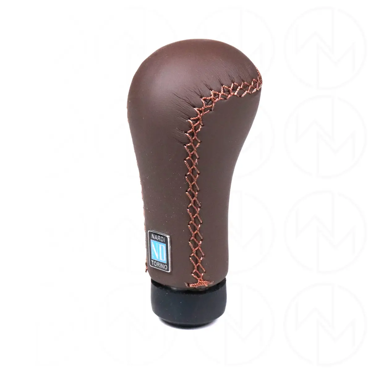 Nardi Prestige Brown Leather Shift Knob 1