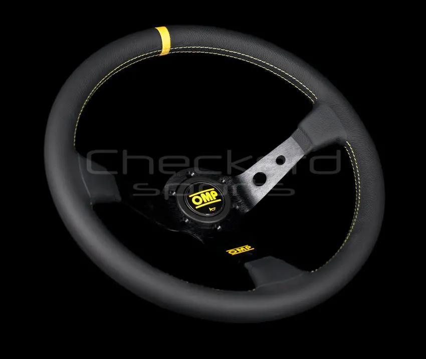 Corsica Liscio - Black / Yellow Stitching 1