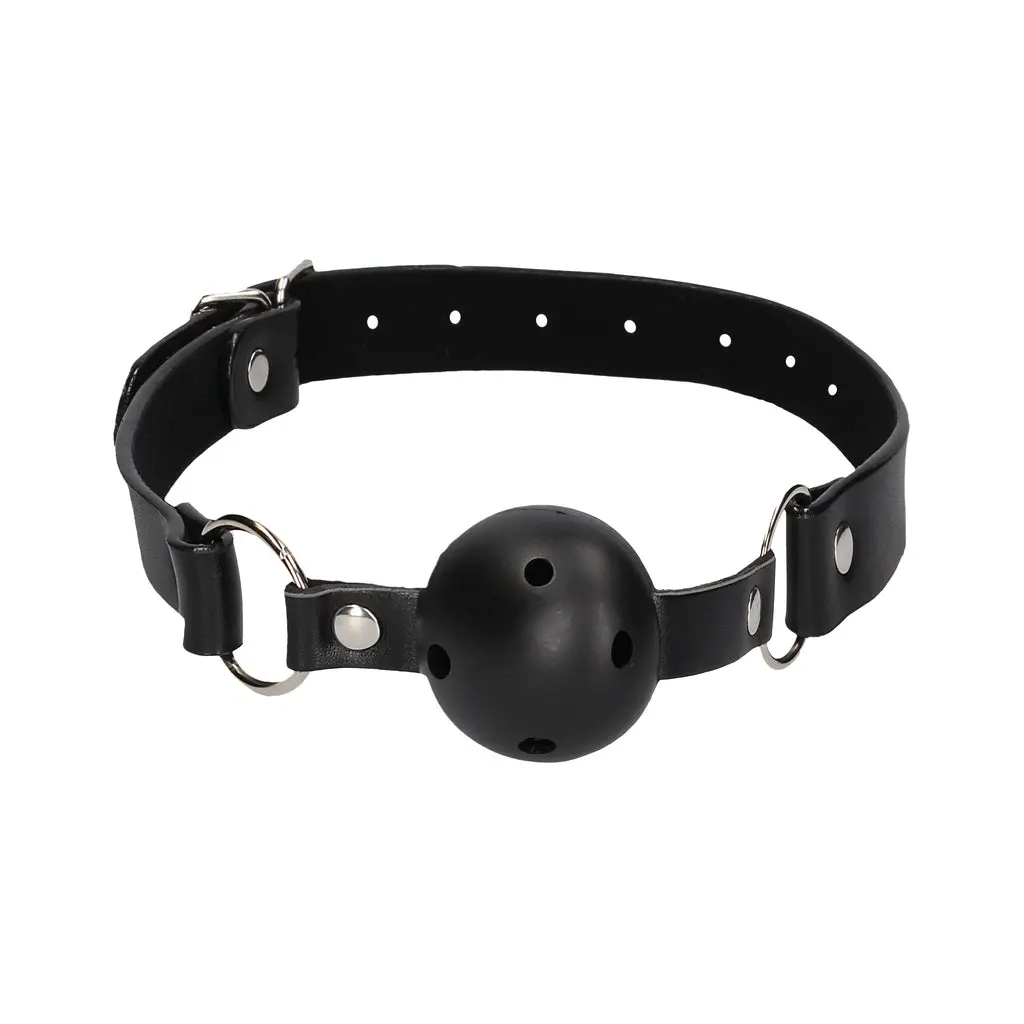 Breathable Ball Gag With Nipple Clamps 1