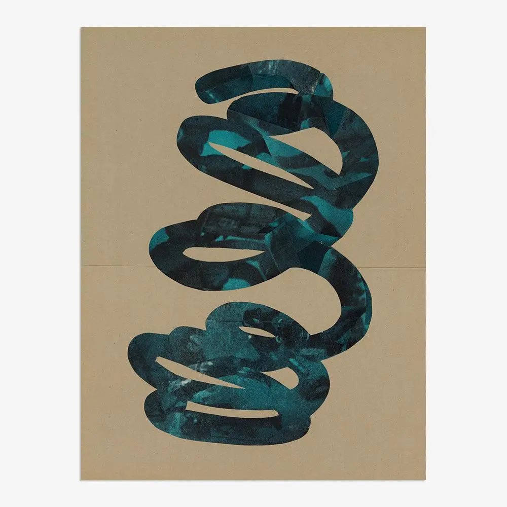 Oscillation #2 In Aquamarine Blue 1