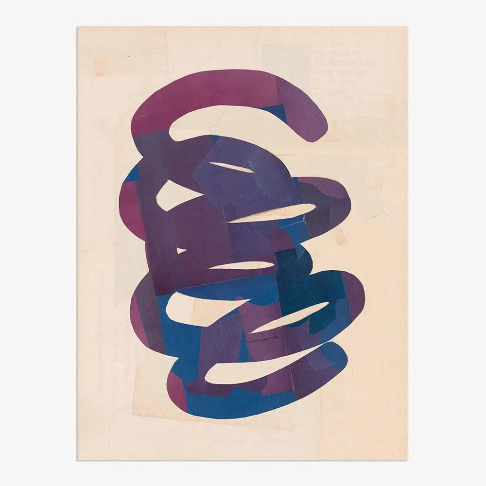 Oscillation #7 In Purple Blue 1