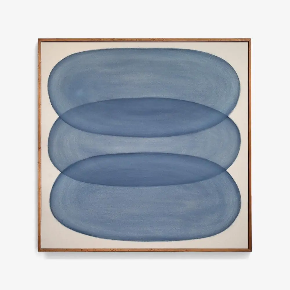 Ovals In Deep Blue No.6 1