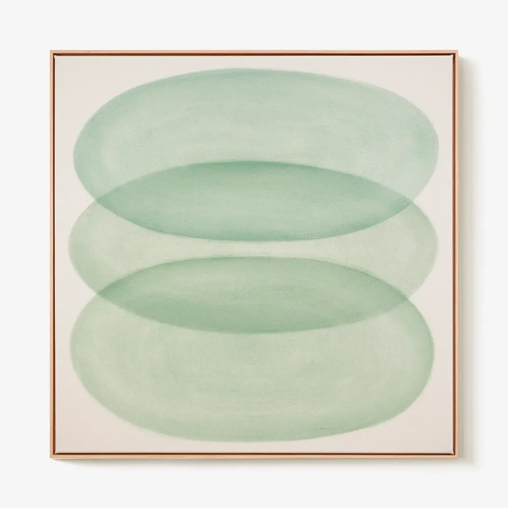 Ovals In Blue Sage N. 1 1