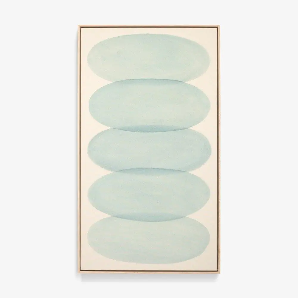 Ovals In Light Aqua N.2 1