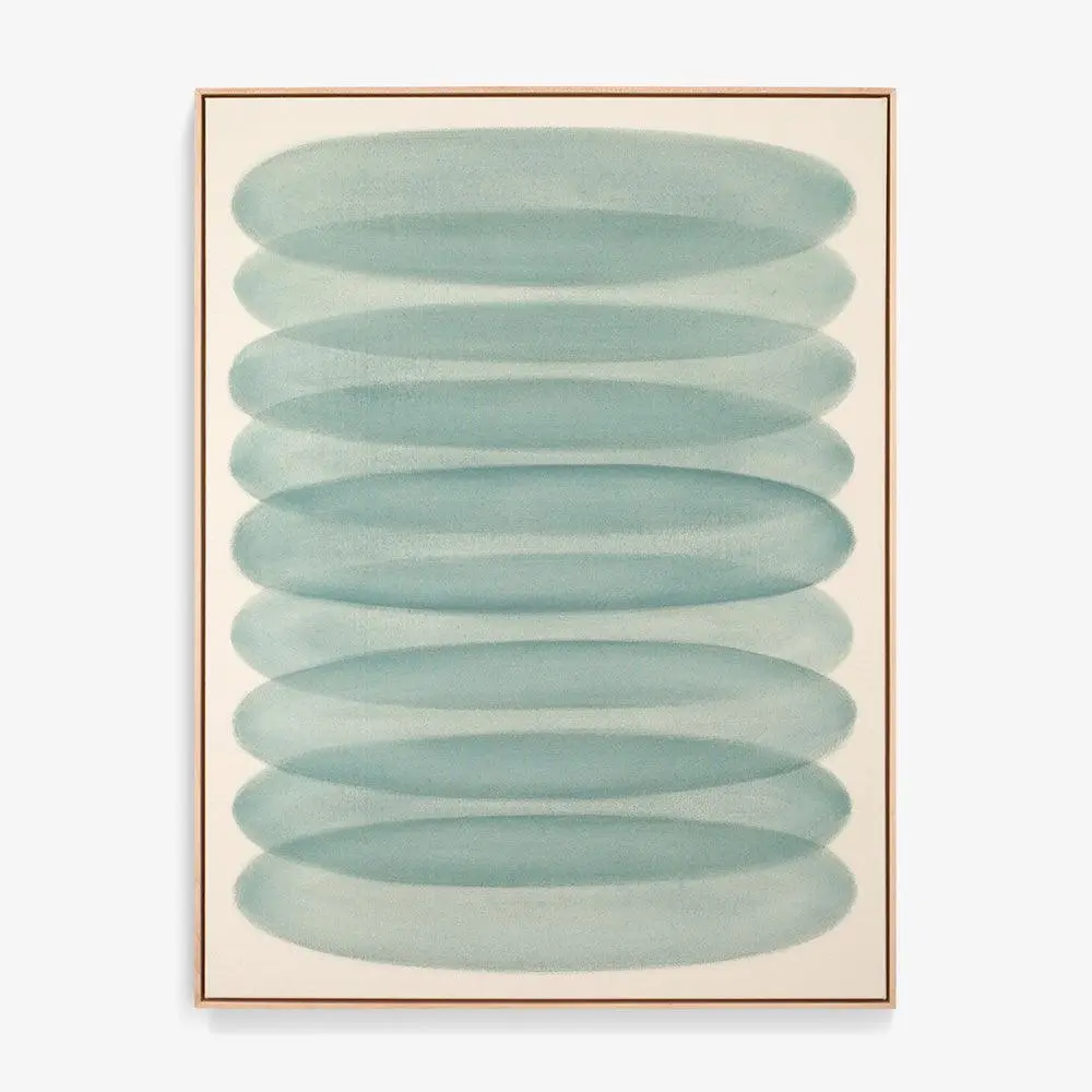 Ovals In Teal N.4 1