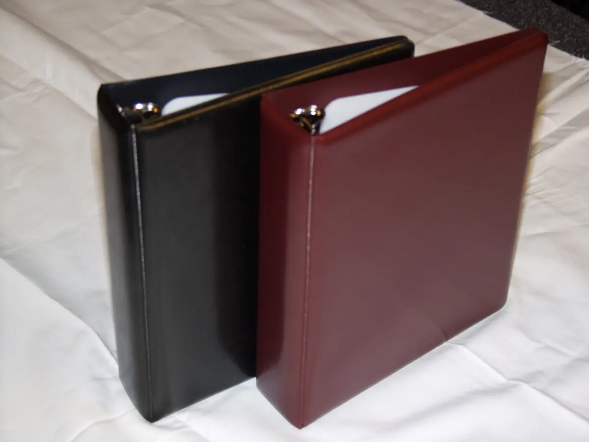 Padded Vinyl Binder (Black) 1