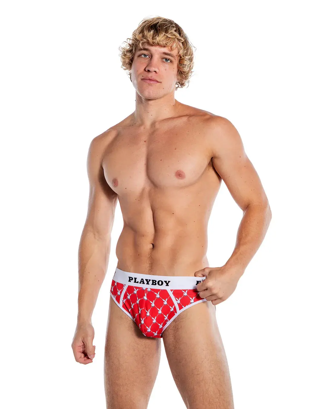 Playboy Mens Argyle Briefs 1