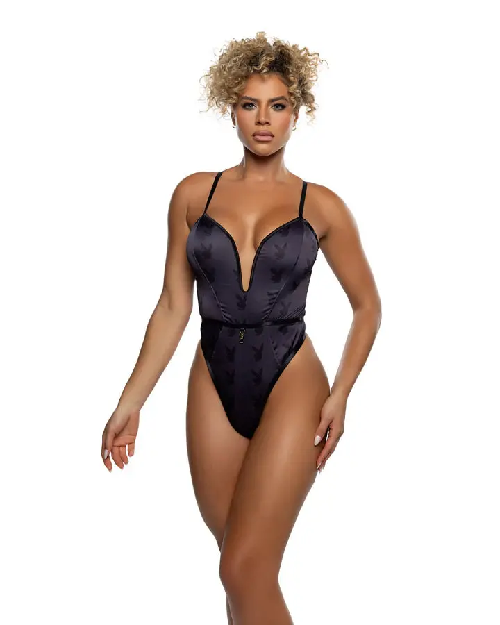 Playboy Blackout Bunny Romper 1