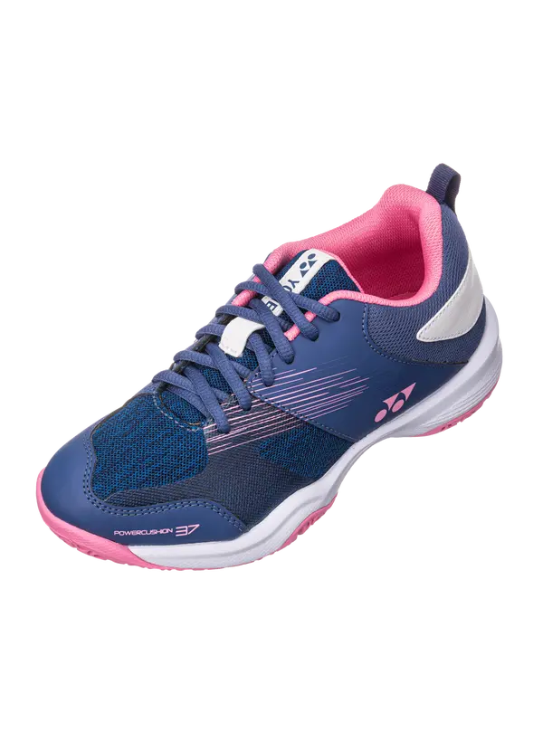 Yonex Power Cushion 37 Women Badminton Shoes (Navy/Pink) 1