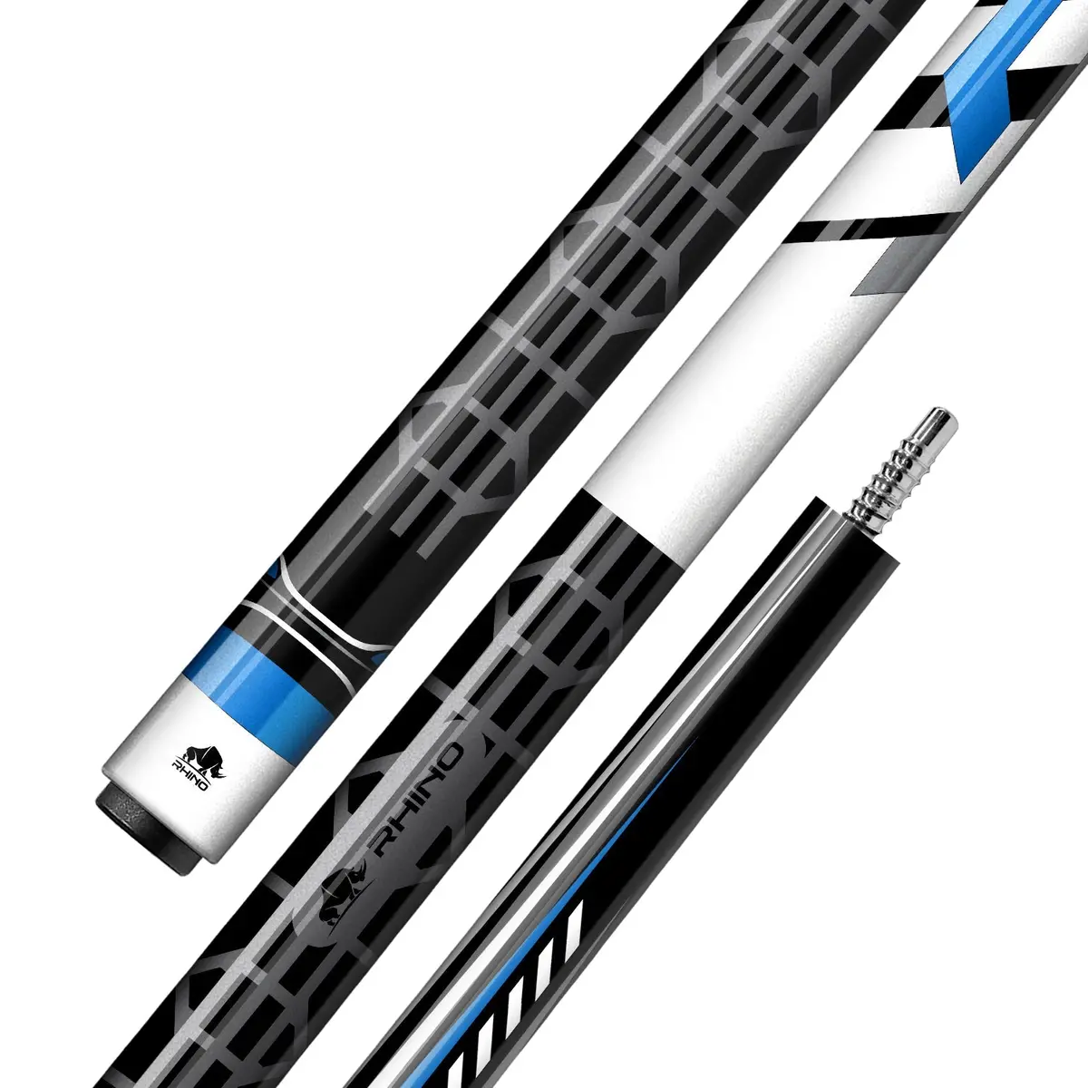 Rhino Racing Cue Butt - Velocity Blue (Wrapless) 1