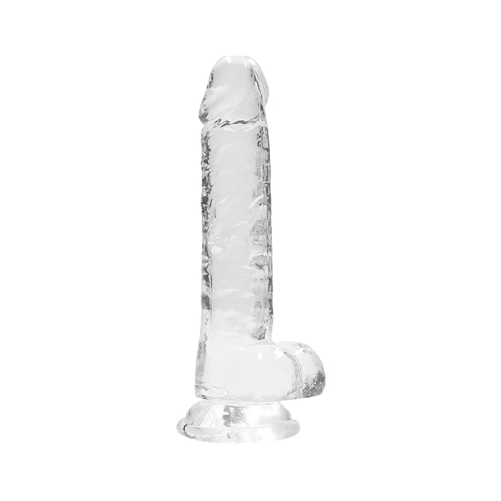 Realrock Crystal 7 In Realistic Dong With Balls 3
