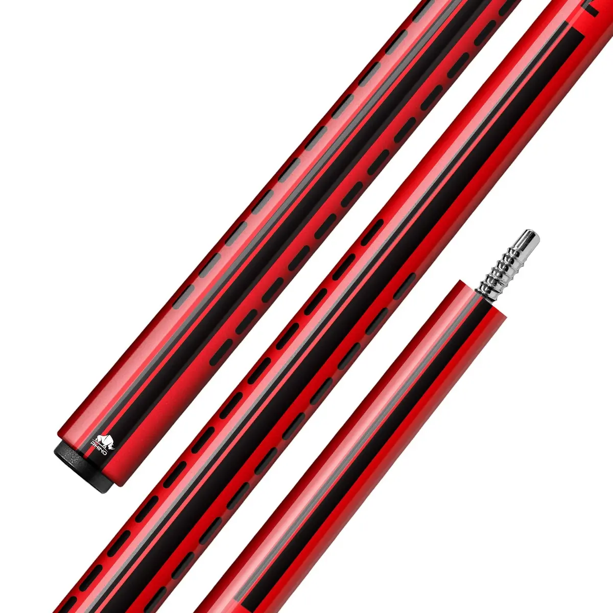 Nebula 2 Cue Butt - Crimson Red - Wrapless 1